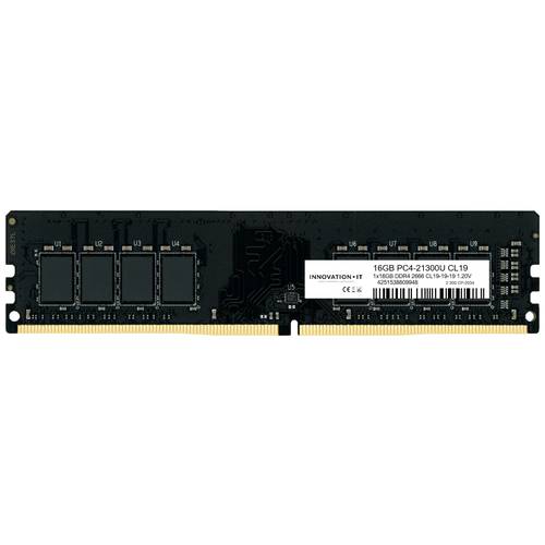 Innovation IT 2666 16GB CL19-19-19 1.20V LD 8-Chip Desktop-Arbeitsspeicher DDR4 16 GB 1 x 16 GB 2666 MHz 288pin DIMM Inn...