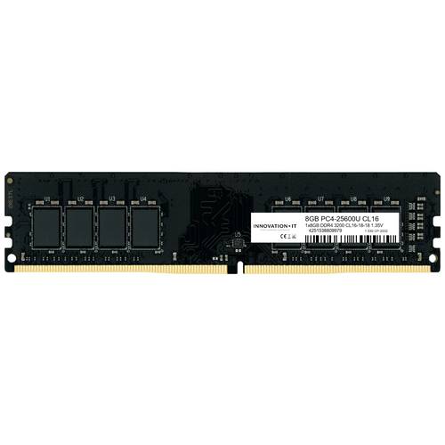 Thumbnail - Innovation IT 3200 8GB CL16-18-18 1.35V LD 8-Chip Desktop-Arbeitsspeicher DDR4 8 GB 1 x 8 GB 3200 MHz 288pin DIMM Inno8G...
