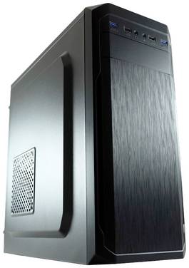 LC Power 7039B Midi-Tower PC-Gehäuse  Schwarz