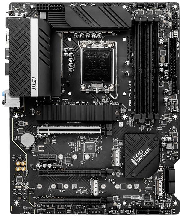 MSI PRO Z690-P DDR4 - Mainboard - ATXIntel Z690 - 1700 - 4x Dimm - 2x PCI-E x16-1