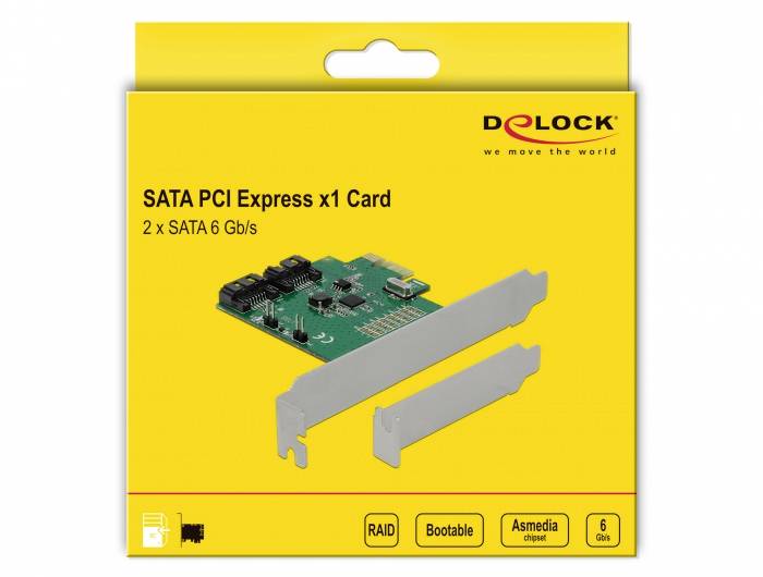 Delock - Speichercontroller (RAID) - 2 Sender/Kanal-4