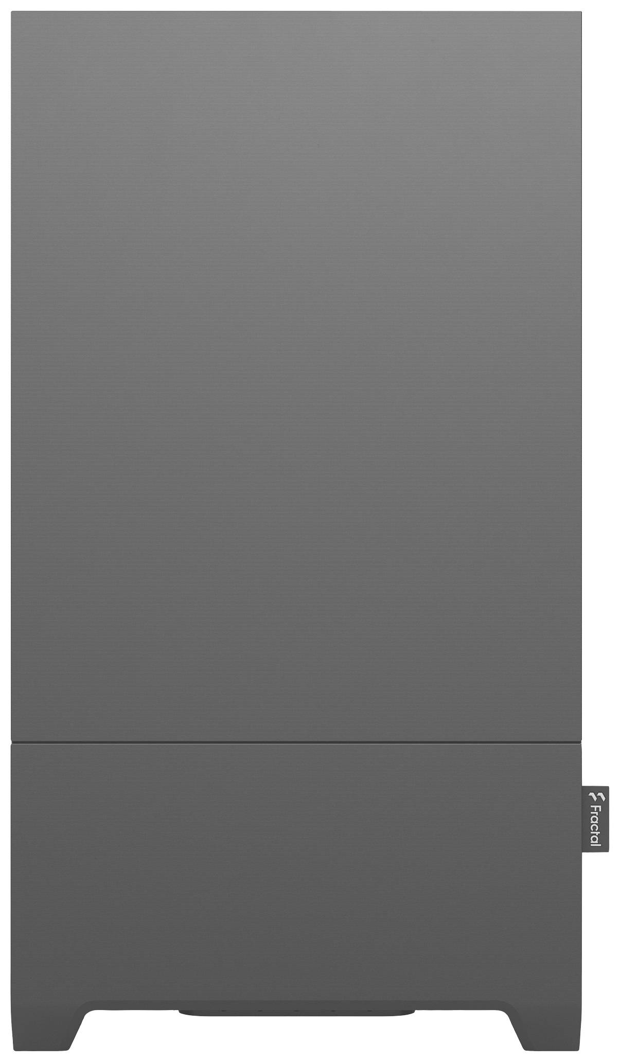 Grauer Standventilator mit rechteckigem Design, schlicht und modern, ideal für Büro- oder Wohnräume.