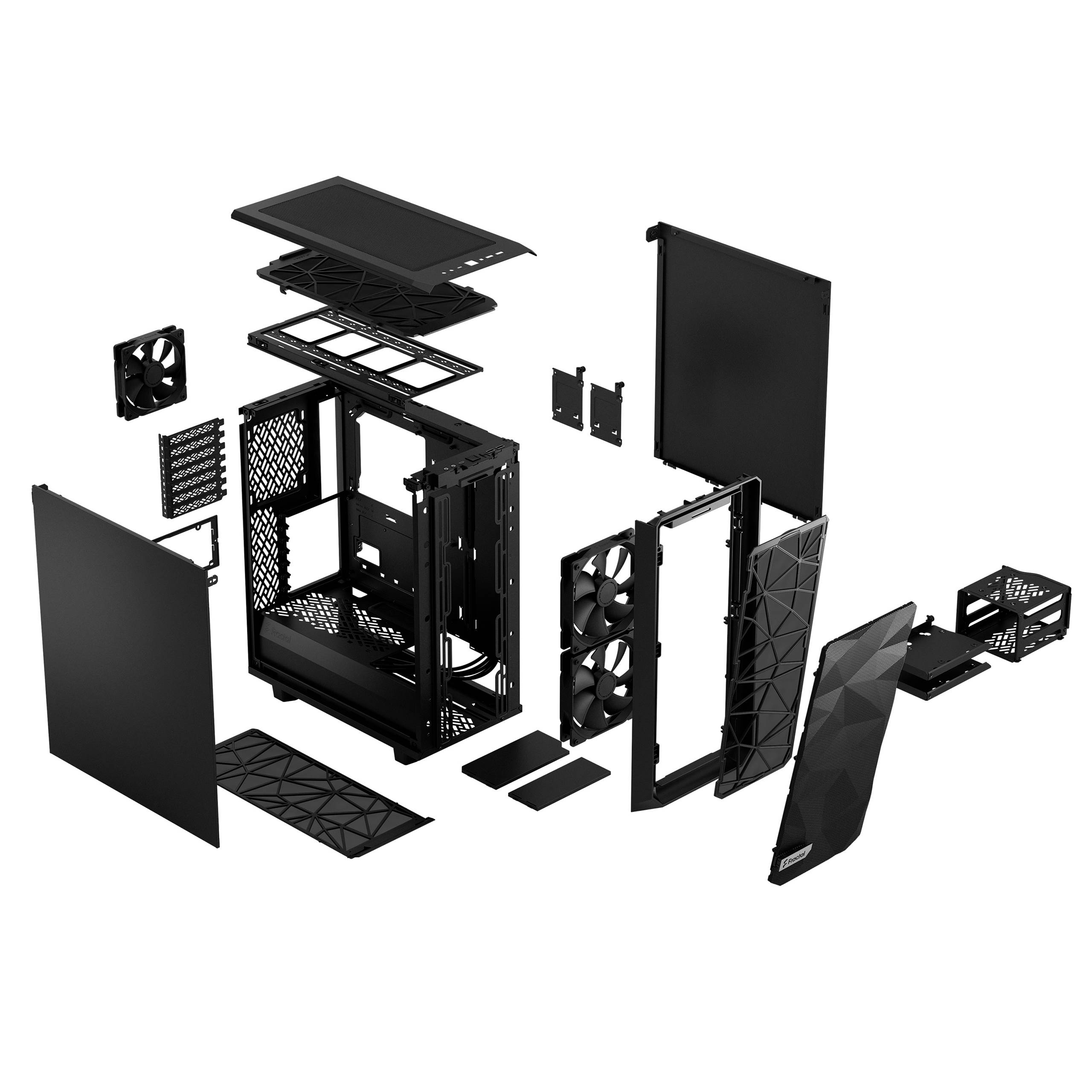 Fractal Design Meshify 2 Compact - Mid tower - ATX - keine Spannungsversorgung (ATX)-18