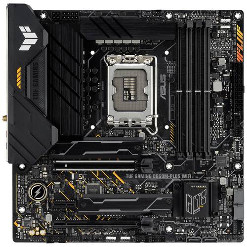 Thumbnail - Asus TUF GAMING B660M-PLUS WIFI Mainboard Sockel (PC) Intel® LGA 1700 Formfaktor (Details) Micro-ATX Mainboard-Chipsatz ...