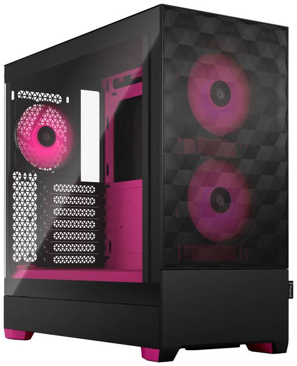 Fractal Design Pop Air Tower PC-Gehäuse  Schwarz, Magenta