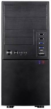 Inter-Tech IT-6865 Micro-Tower PC-Gehäuse Schwarz