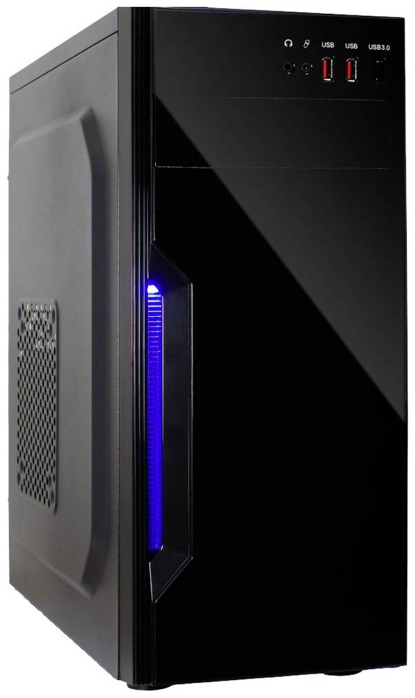 Inter-Tech B-42 Midi-Tower PC-Gehäuse  Schwarz