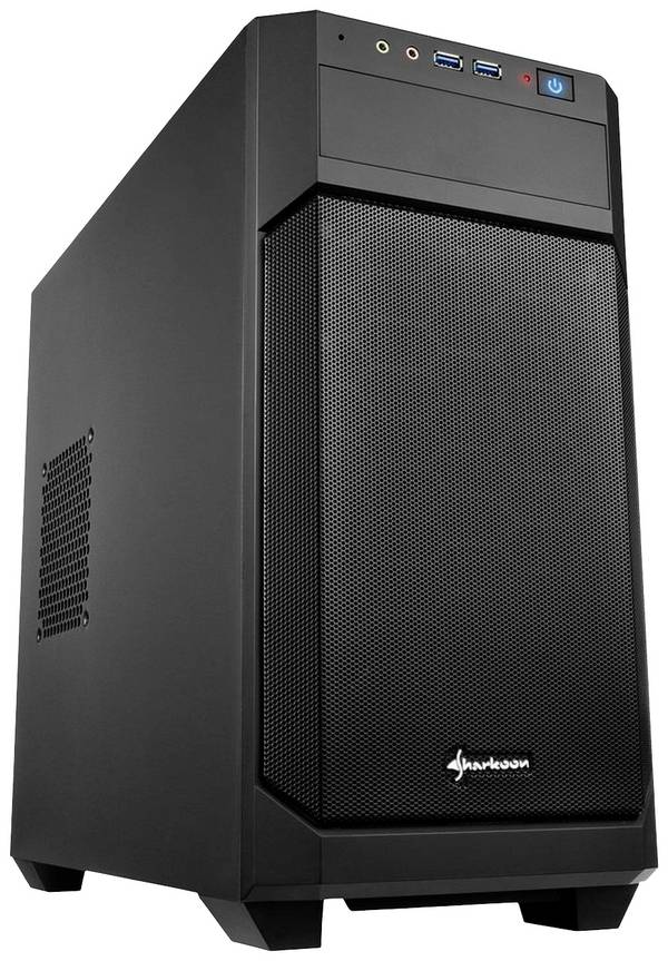 Sharkoon V1000 Mini-Tower PC-Gehäuse  Schwarz