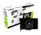 Grafikkarte 'Palit GeForce RTX 3050 StormX' vor Verpackung. Verpackungstext: '8 GB, NVIDIA Ampere Arch, Ray Tracing, DLSS'.