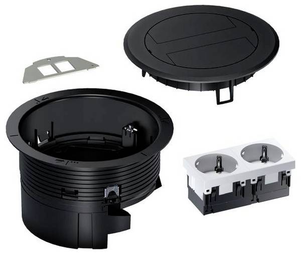 Hager BSR02D03 Installationsdose
