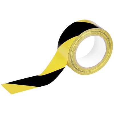 Durable 1044130 DURABLE Markierungsband DURALINE® BASIC 50/016 Schwarz/Gelb 33 m (L x B) 33 m x 50 mm