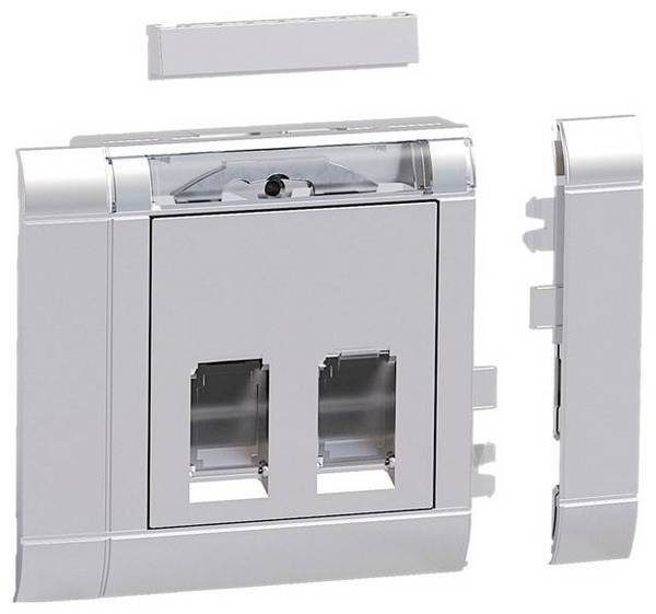 GSETDM102LAN Elektro-Sockelleisten-Zubehör GSETDM102LAN Geräteeinsatz RJ45   1 St.