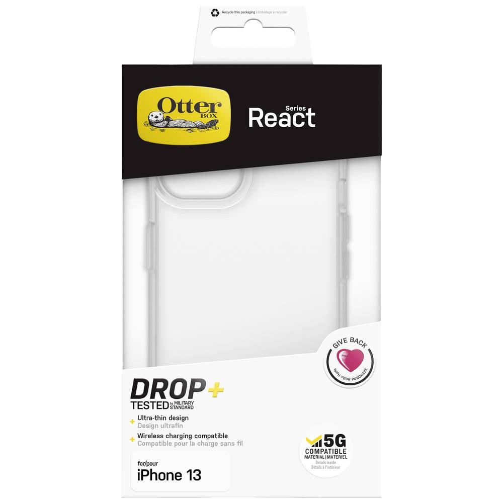 Otterbox React Apple iPhone 13 Back Cover Transparant