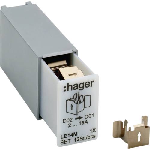Hager LE14M Haltefeder Sicherungsgröße = D01