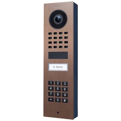 DoorBird D1101KV Aufputz Bronze-Optik IP-Video-Türsprechanlage Bronze