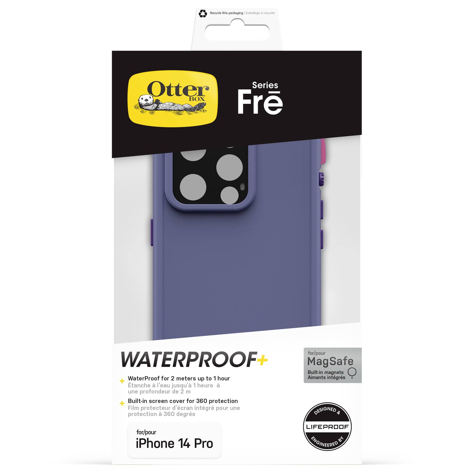 OTTER PRODUCTS Otterbox Fre MagSafe Apple iPhone 14 Pro Valor - purple