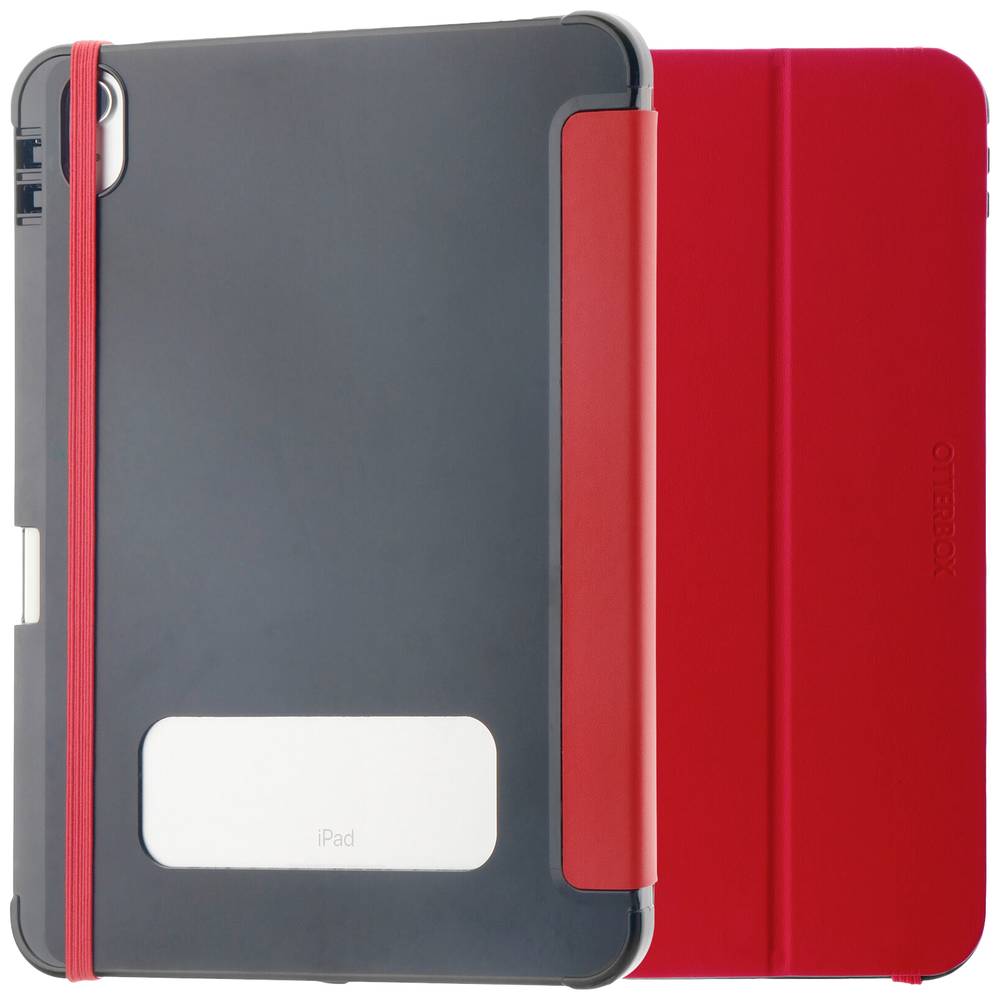 OtterBox React Folio Hoes Geschikt voor Apple iPad 10.9 (2022) - Book Case met Standaard - Rood