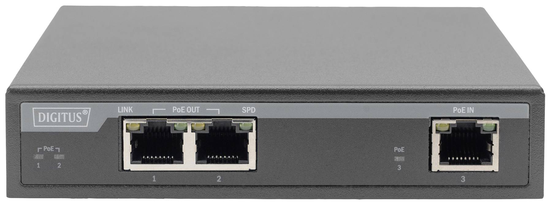 DIGITUS - 2-Port Gigabit 4PPoE Extender, 802.3at, 60 W-2