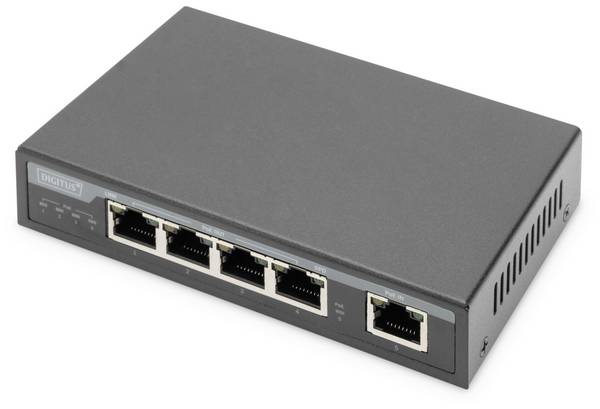 Digitus DN-95128-1 PoE Extender 1 GBit/s IEEE 802.3af (12.95 W), IEEE 802.3at (25.5 W), IEEE 802.3bt, IEEE802.3af (15.4 W), IEEE802.3at (30 W)