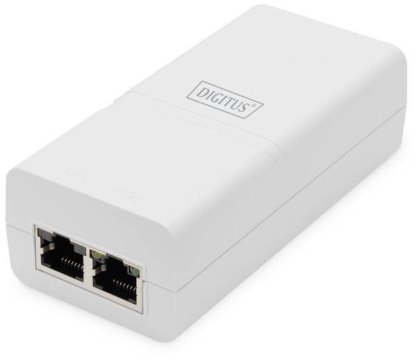 Digitus DN-95132 PoE Injektor IEEE 802.3af (12.95 W), IEEE 802.3at (25.5 W), IEEE 802.3bt, IEEE802.3af (15.4 W), IEEE802.3at (30 W)
