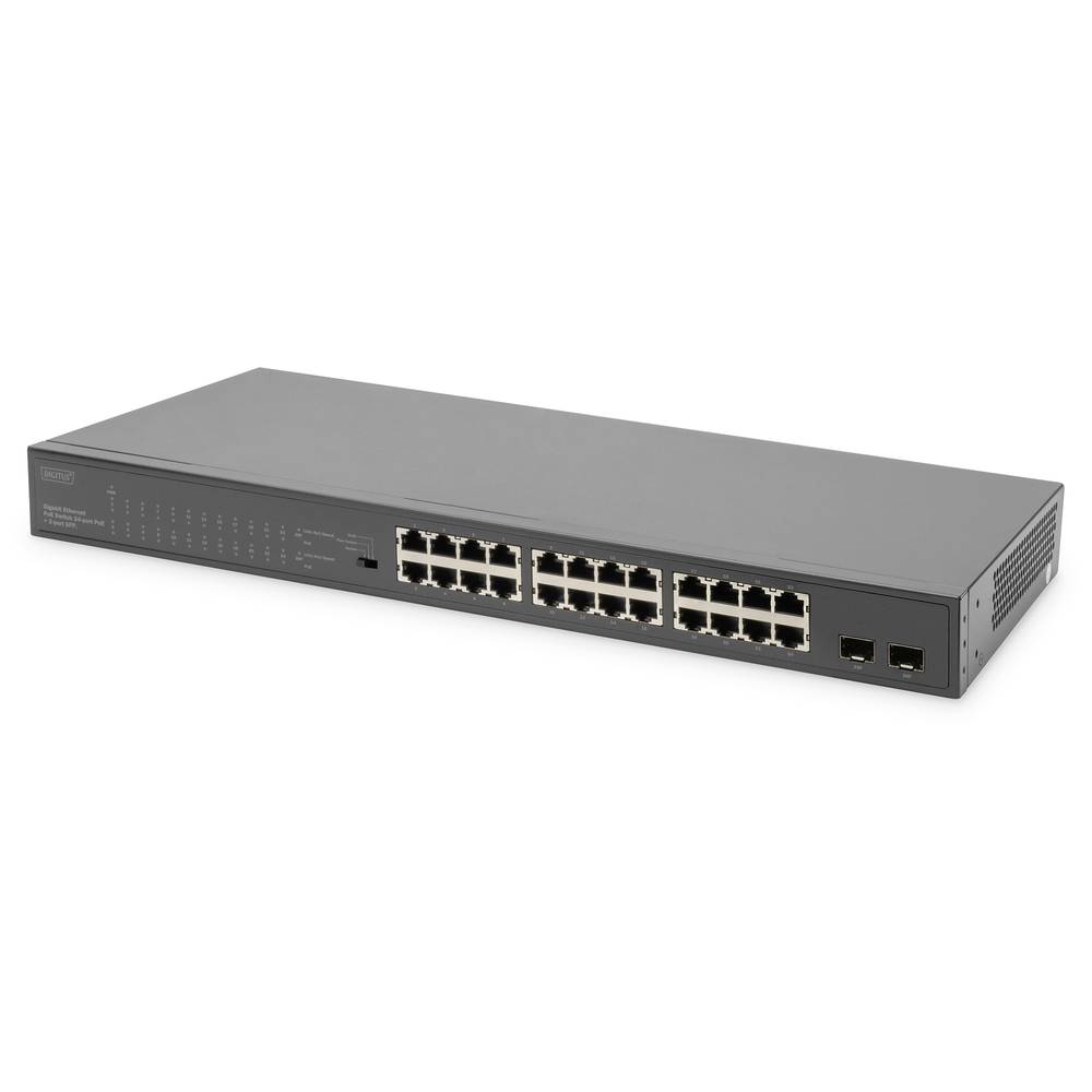 Digitus DN-95348-1 Netwerk switch 24 + 2 poorten 1 GBit/s PoE-functie