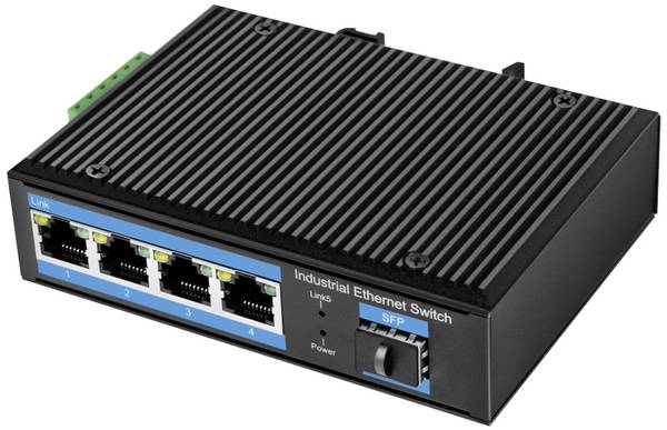 LogiLink NS204 NS204 Netzwerk Switch  10 / 100 / 1000 MBit/s PoE-Funktion