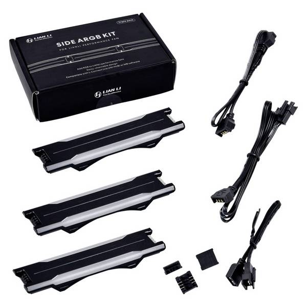 Lian Li UNI FAN P28 Side ARGB Strip P28ARGB-B LED-Streifen-Set  mit Stecker   RGB  3 St.