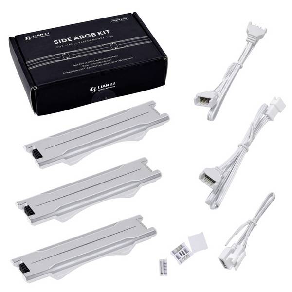 Lian Li UNI FAN P28 Side ARGB Strip P28ARGB-W LED-Streifen  mit Stecker 5 V 120 mm RGB  3 St.