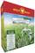 Verpackung von Wolf-Garten Trocken-Rasen Premium Saatgut, geeignet für trockene Böden, 3 kg für 100 m². Enthält Wasserhahn-Bild.