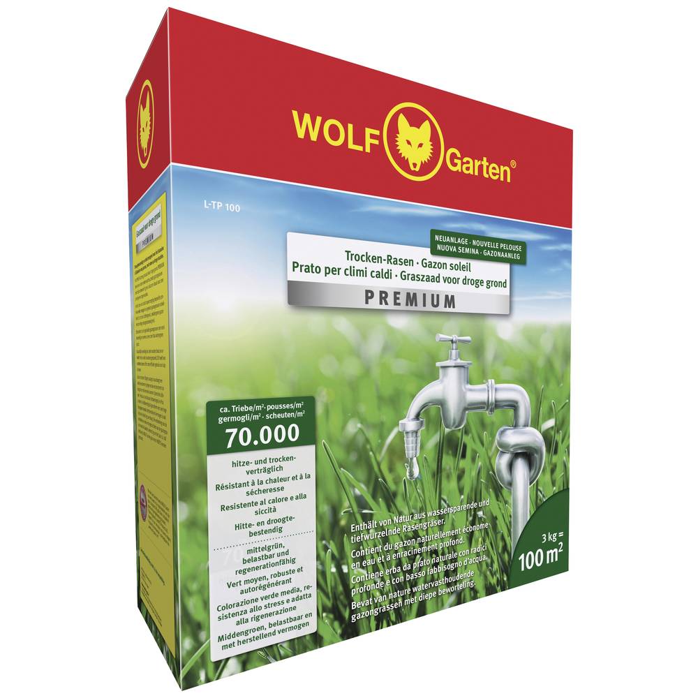 WOLF-Garten 3824641 WOLF-tuin droog gazon Premium L-TP 100 1 stuk(s)