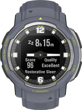 Garmin INSTINCT CROSSOVER Smartwatch   Granitblau, Silber