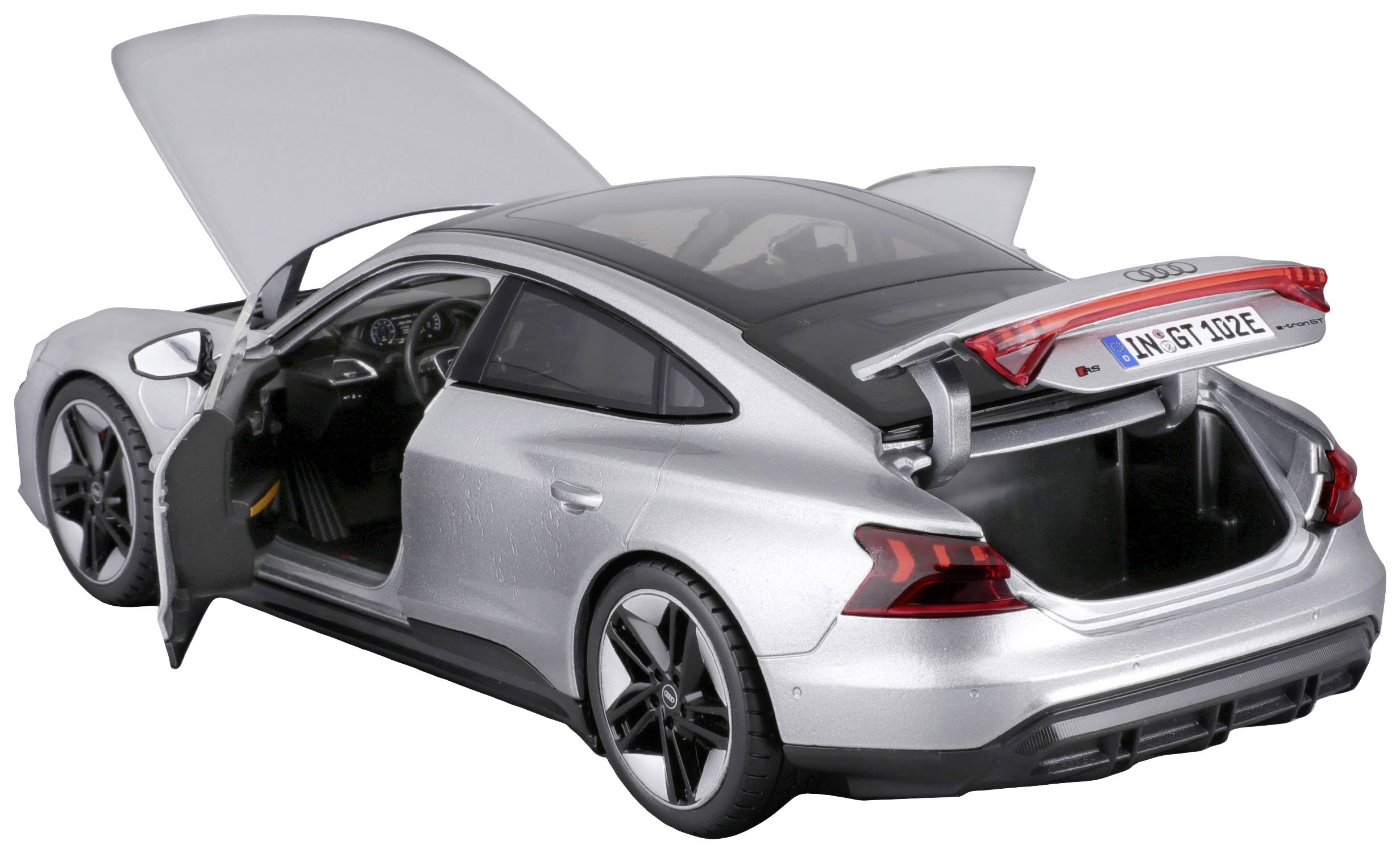 Bburago Audi RS e-tron GT 2022, silber 1:18 Modellauto – Conrad