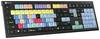 Logickeyboard Cubase/Nuendo Astra 2 Kabelgebunden Tastatur Deutsch, QWERTZ Schwarz Multimediatasten, USB-Hub, Geräuscharme Tasten