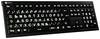 Logickeyboard XL-Print Kabelgebunden Tastatur Deutsch, QWERTZ Schwarz Multimediatasten, USB-Hub, Geräuscharme Tasten