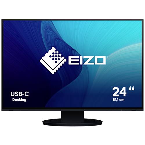Thumbnail - EIZO EV2485-BK LED-Monitor EEK C (A - G) 61.2 cm (24.1 Zoll) 1920 x 1200 Pixel 16:10 5 ms DisplayPort, HDMI®, USB-C®, US...