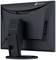 Rückseite eines Eizo-Monitors mit mehreren USB-Anschlüssen auf der rechten Seite und einem stabilen Standfuß.