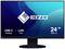 Ein 24-Zoll-Monitor von EIZO mit USB-C-Docking und LAN-Port, Bildschirmdiagonale 60,5 cm.