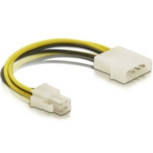 Thumbnail - Delock Strom Anschlusskabel 0.13 m Mehrfarbig