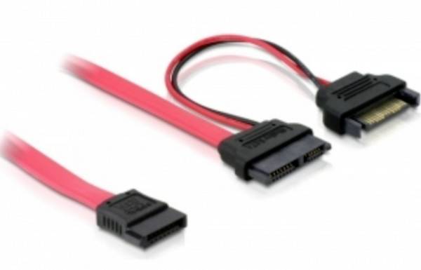 Delock SATA Slimline ALL-in-One cable - SATA-Kabel - Serial ATA 150 - Slimline SATA (W)
