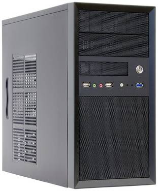 Chieftec CT-01B-OP Mini-Tower PC-Gehäuse  Schwarz