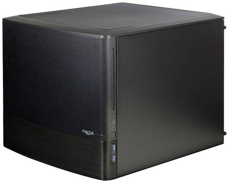 Fractal Design Node 804 HTPC PC-Gehäuse Schwarz Seitenfenster