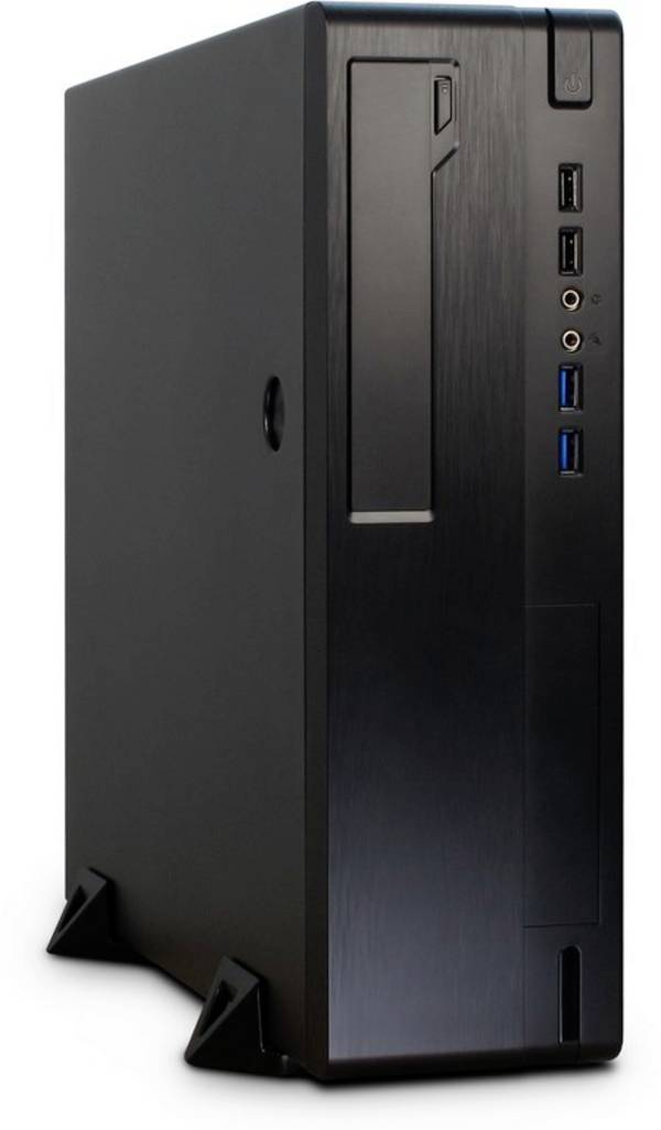 Inter-Tech IT-502 Desktop PC-Gehäuse  Schwarz Werkzeugfreie Festplatteninstallation