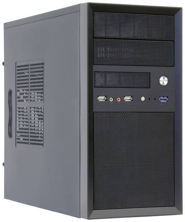 Chieftec Mesh Series CT-01B-350GPB Mini-Tower PC-Gehäuse  Schwarz