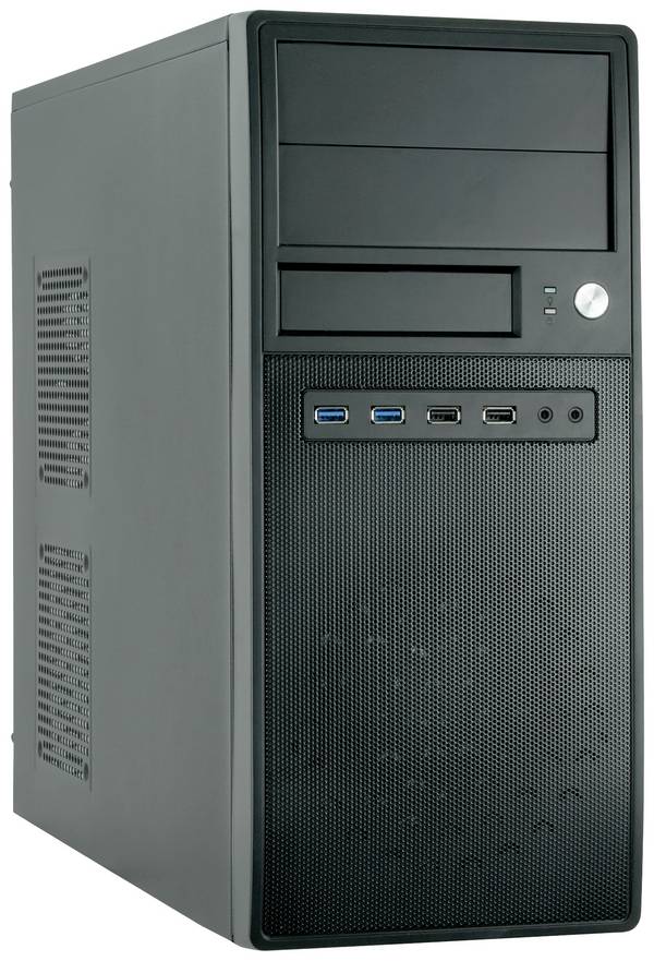 Chieftec CG-04B-OP Midi-Tower PC-Gehäuse  Schwarz Werkzeugfreie Festplatteninstallation
