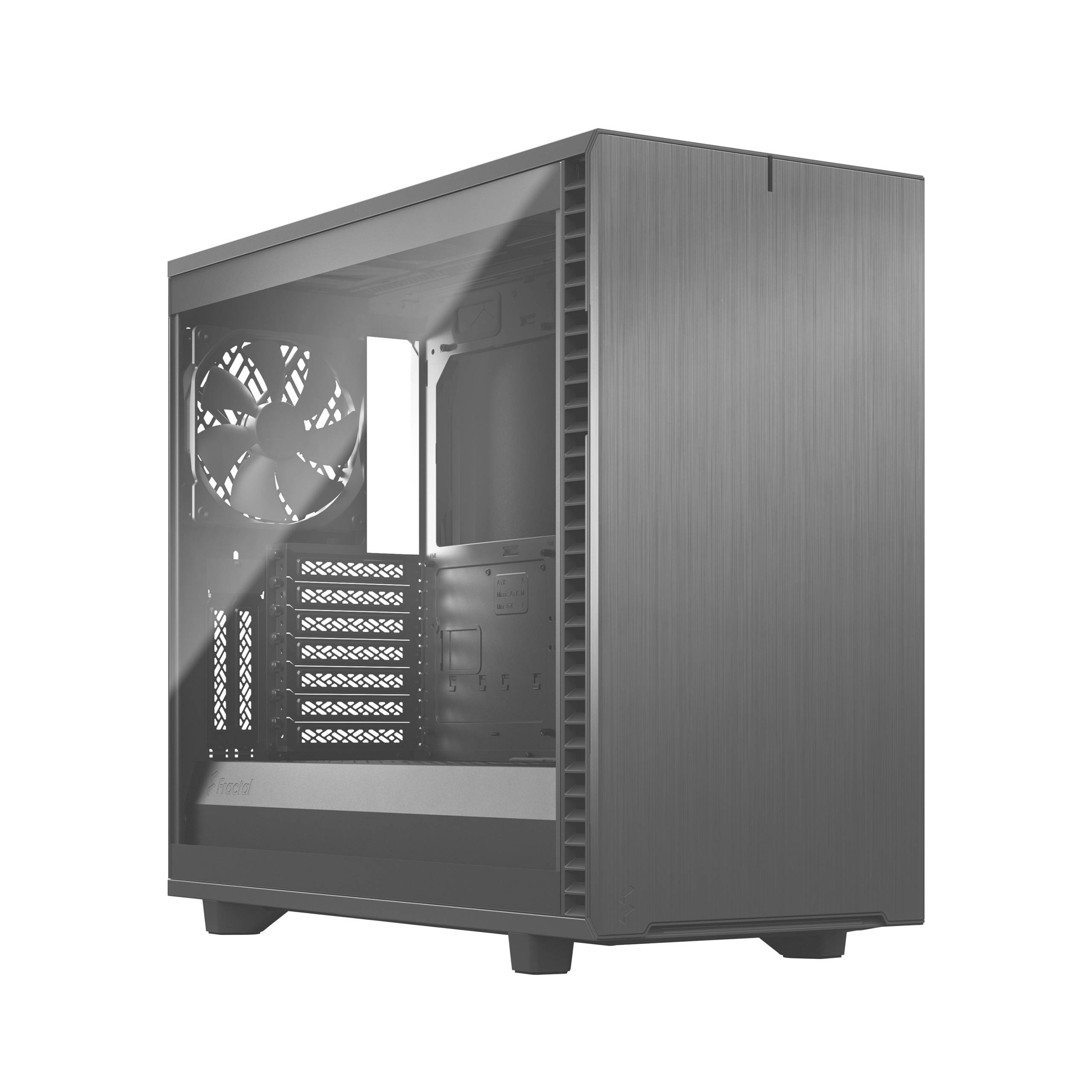 FRACTAL DESIGN Define 7 Grey Tempered Glass - Midi/Minitower - ATX (FD-C-DEF7A-08)