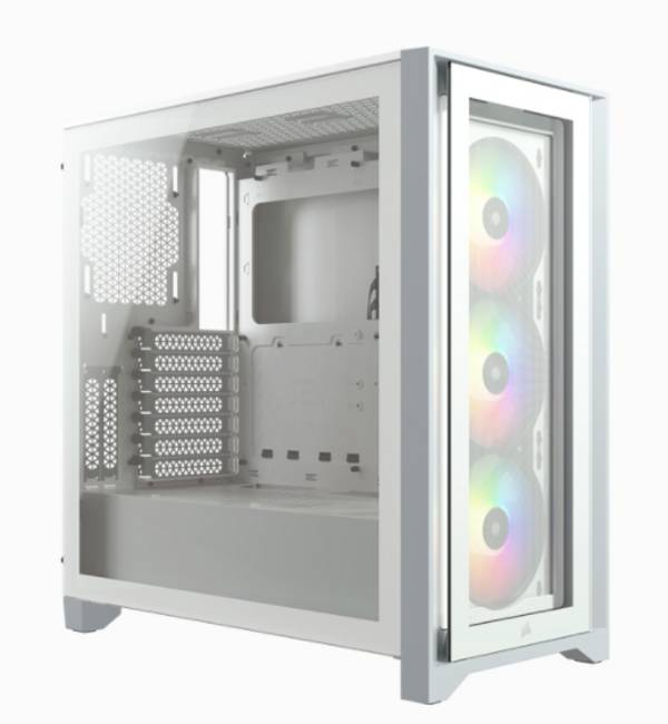 CORSAIR iCUE 4000X RGB - Tower - ATX - Seitenteil mit Fenster (gehärtetes Glas)