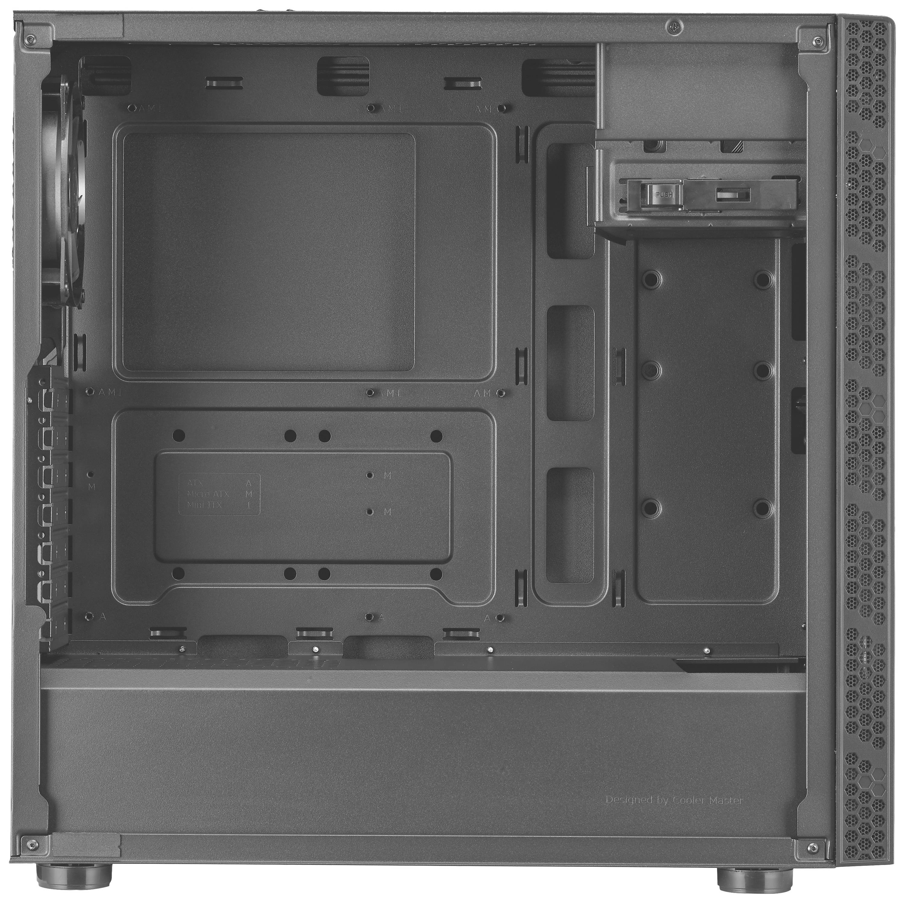 Cooler Master MasterBox MB600L V2 - Mit ODD-Unterstützung - MDT - ATX - keine Spannungsversorgung (ATX) - Schwarz-5