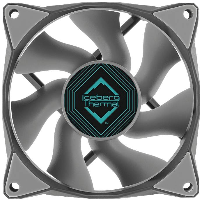 Thumbnail - Iceberg Thermal IceGALE PC-Gehäuse-Lüfter Grau