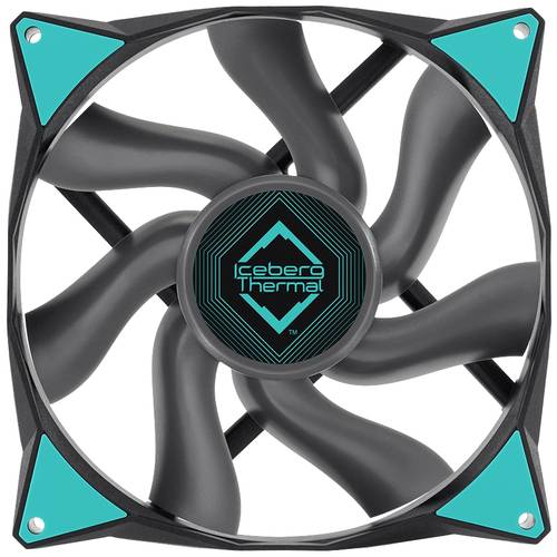 Thumbnail - Iceberg Thermal IceGALE PC-Gehäuse-Lüfter Schwarz