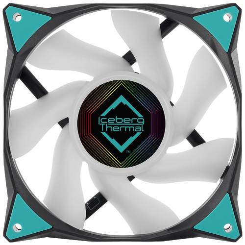 Thumbnail - Iceberg Thermal IceGALE ARGB PC-Gehäuse-Lüfter Schwarz